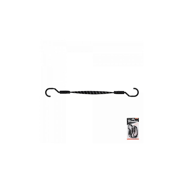 LATAA BUNGEE CORD koukku teräs 1,8x100cm, elastinen kumi - 2 kpl.
