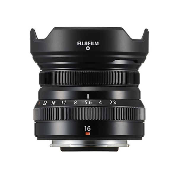 Fujifilm XF 16mm f/2.8 R WR objektiv, sort