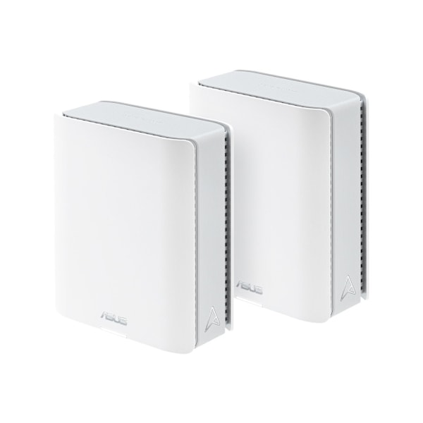 Asus, Dual-band WiFi 7 AiMesh Extendable Router, ZenWiFi BD4 (2pk) Hvid