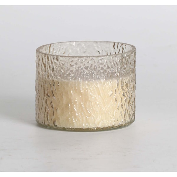 Duftlys i glas NATURE GRØN H7,5cm, French Pear & Freesia