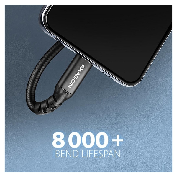 AXAGON, USB-C - USB-C, USB-jatkokaapeli 20 Gbps, 0,5 m, BUCM32-CF05AB