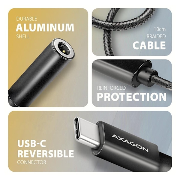AXAGON, ADA-HC USB-C - HI-RES DAC Audio Adapter