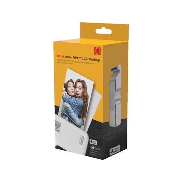 Kodak blæk + fotopapir 2,1x3,4" 30 ark