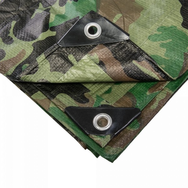 5 tuotteen paketti. Suojapeite CAMOforest 2 x 3m 90g/m²