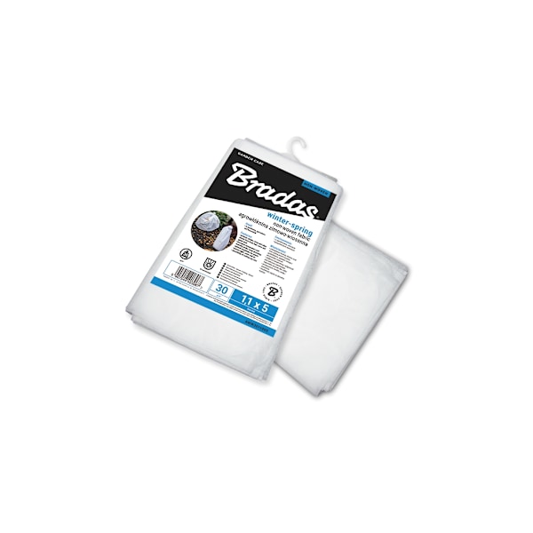 Non-woven 30g/m² winter-spring, white, 1,1 x 10m, 5pcs.