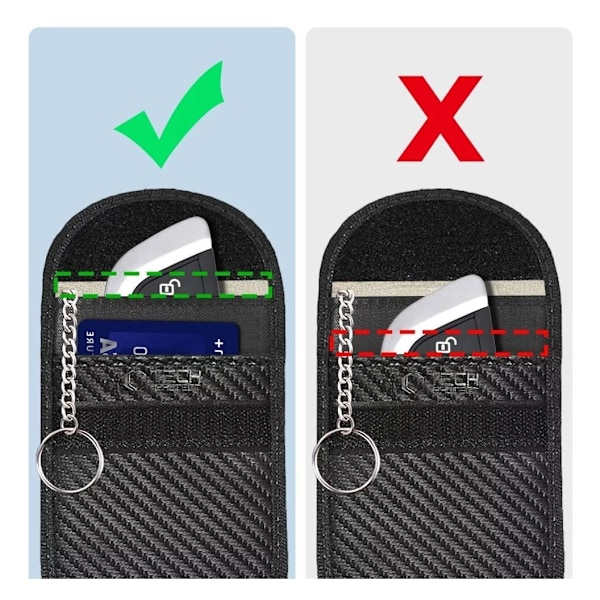 Tech-Protect key pouch RFID Signal Blocker KLR100, carbon