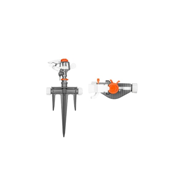 Triton pulserande sprinkler på trippel spik Vit