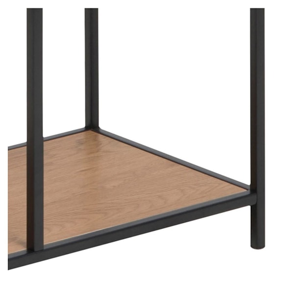 Hylla SEAFORD 77x35xH185cm, vild ek/svart