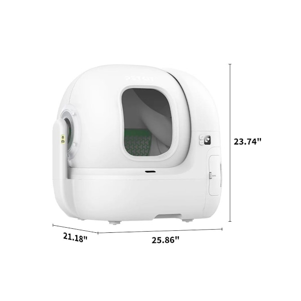 PETKIT, Automaattinen kissanhiekkalaatikko, PUROBOT MAX Pro