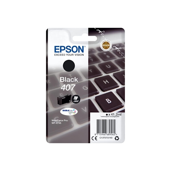 Epson, WF-4745 Series, Blækpatron L Sort