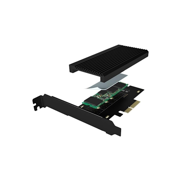 Raidsonic, omvandlare för 1x HDD/SSD för PCIe x4-kortplats, IB-PCI208-HS