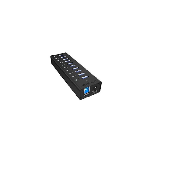 Raidsonic, USB Hub, 10 portar USB 3.0 Hub, Icy Box IB-AC6110