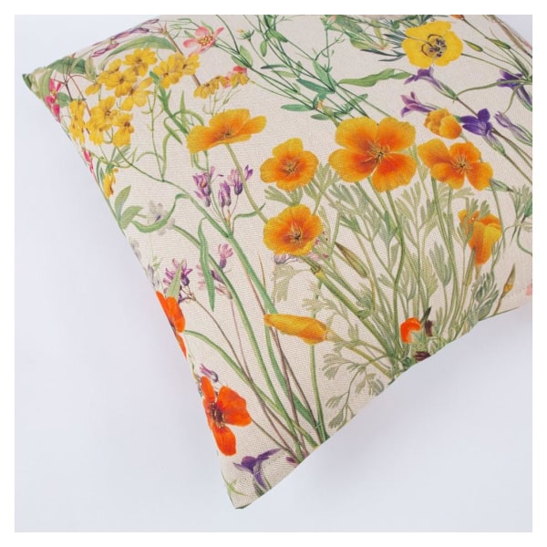 Pute HOLLY 45x45cm, ville blomster
