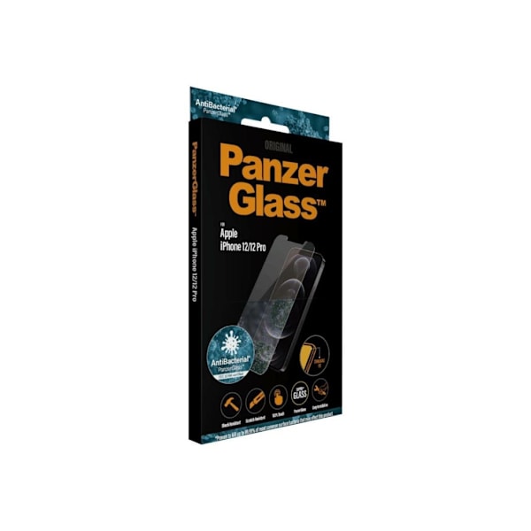 PanzerGlass, Apple, iPhone 12/12 Prolle, Lasi, Läpinäkyvä, Kirkas näytönsuoja