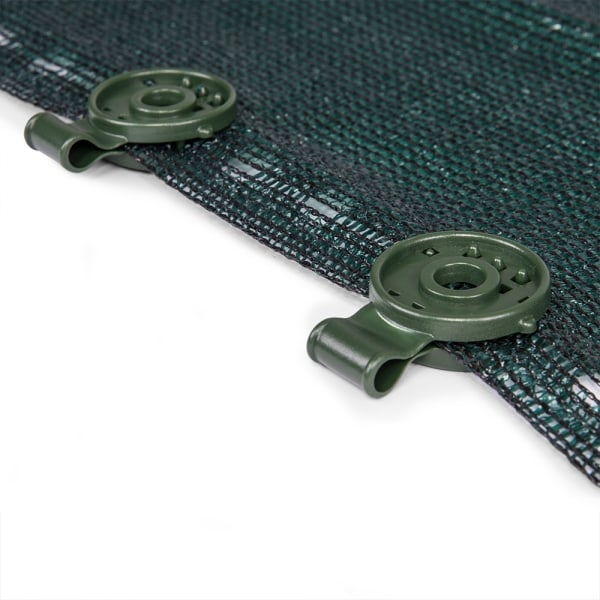 BUNGEE CORD CLIPS klemmeclips - løs (50 stk.) grøn