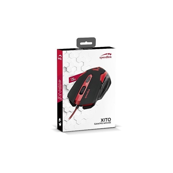 Speedlink mouse Xito Gaming, red/black (SL-680009-BKRD)