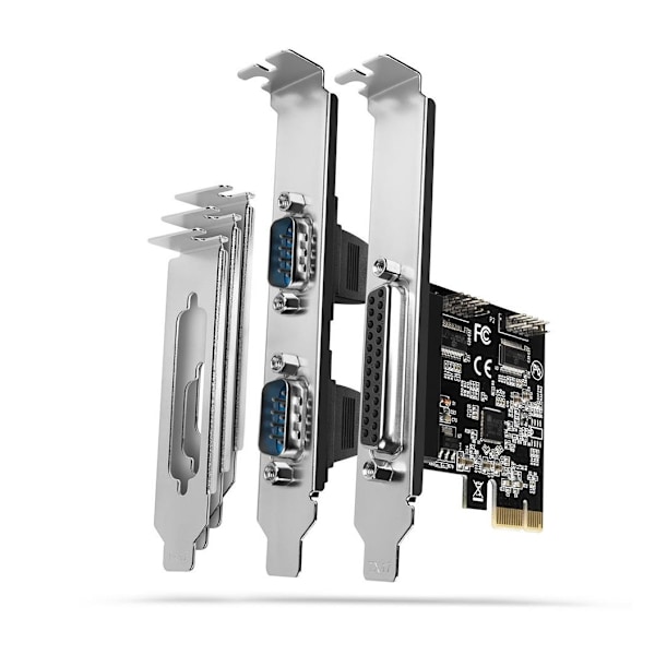 AXAGON, PCI-Express-kortti yhdellä rinnakkais- ja kahdella sarjaportilla 250 kbps, PCEA-PSN