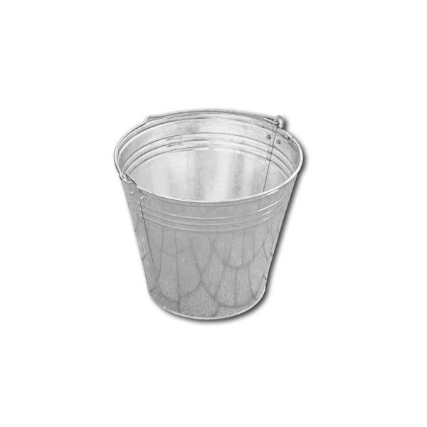 Forzinket spand 15L Silver
