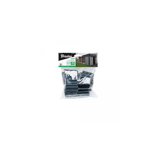 Clips for SOLID screen strips - dark gray