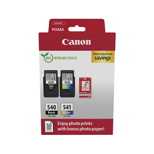 Canon bläckpatron PG-540/CL-541 Value Pack