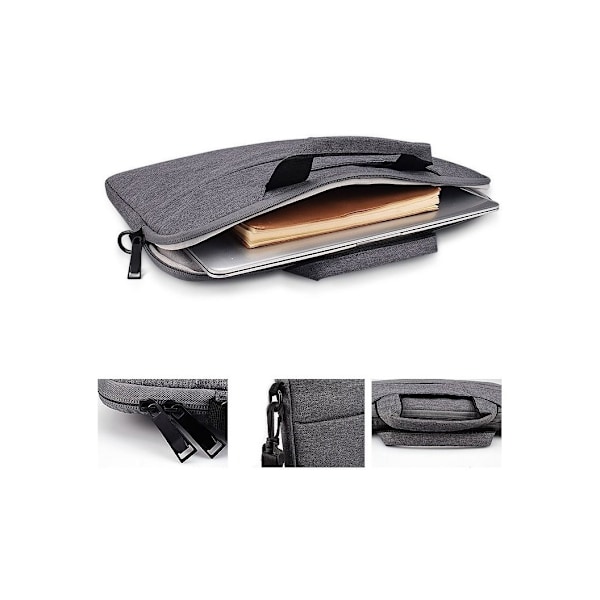Tech-Protect laptopväska Pocketbag 14", grå