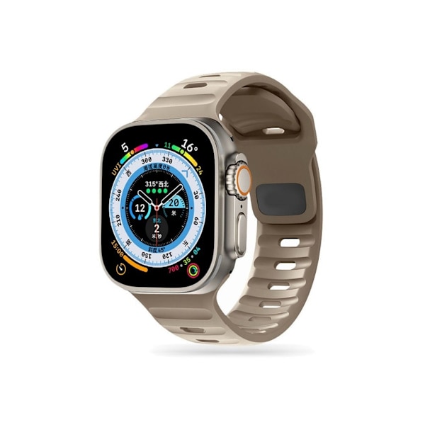 Tech-Protect kellon ranneke IconBand Line Apple Watch 42/44/45/49mm, armeijan hiekka