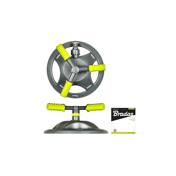 LIME LINE 3-arms roterende sprinkler på base Green