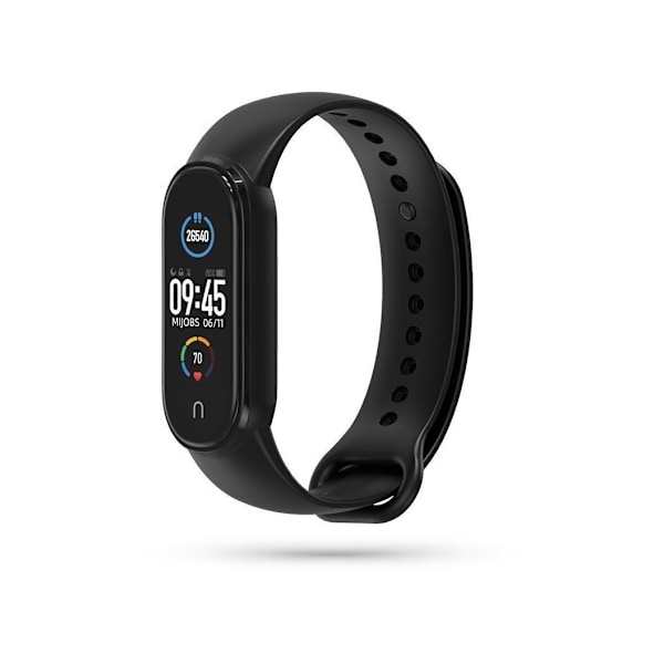 Tech-Protect kellon ranneke IconBand Xiaomi Mi Band 5/6, musta