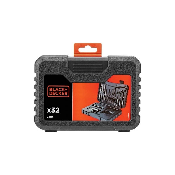 BLACK & DECKER, 32-osainen poraus- ja ruuvinväänninsarja, A7216-XJ