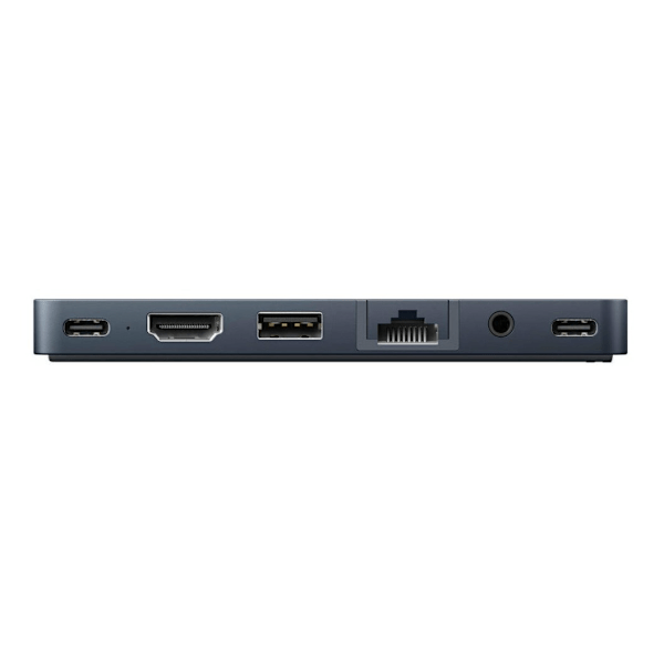 Hyper, HyperDrive Dual USB-C TB -yhteensopiva 7-in-2-keskitin yleisellä USB-C-ulkoisovittimella MacBook Airille/Prolle 2016-2020
