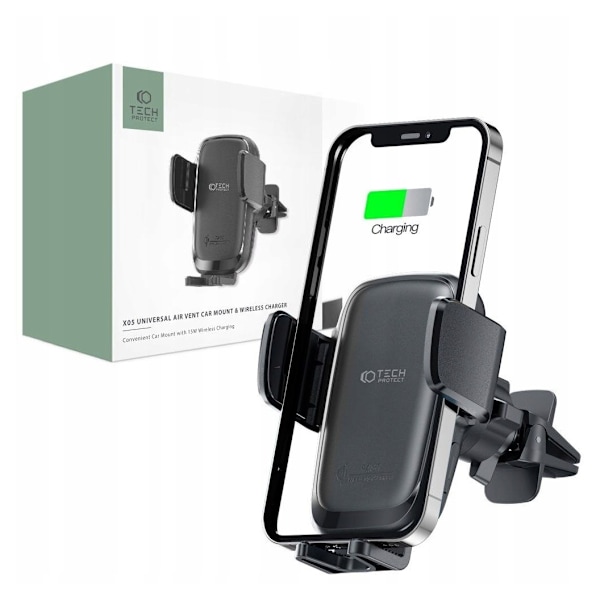 Tech-Protect telefonholder til bil X05 15W, sort
