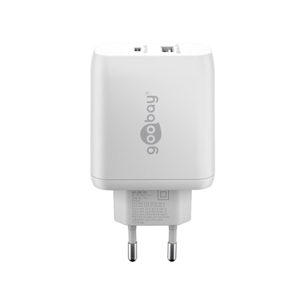 Goobay, USB-C PD -kaksoispikalaturi (45 W), 65412