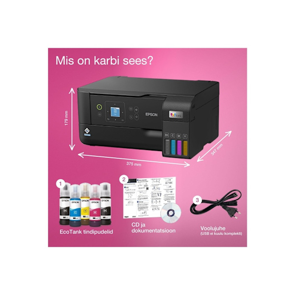 Epson, monitoimitulostin, EcoTank L3560