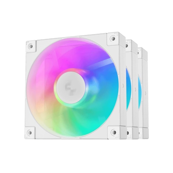 Deepcool, Performance 120 mm fläkt, 3-pack, R-FD12-BKAPN3-G ARGB-3 IN 1