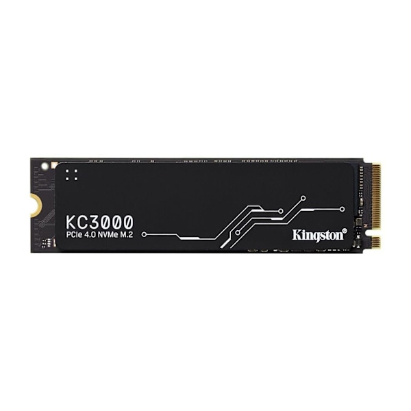 Ssd, Kingston, kc3000 (1tb, m.2, nvme, 3d tlc, skrivhastighet 6000 mbyte/sek, läshastighet 7000 mbyte/sek, tbw 800 tb)