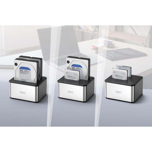 Digitus, USB 3.0 dual SATA HDD dockingstation 2,5"/3,5