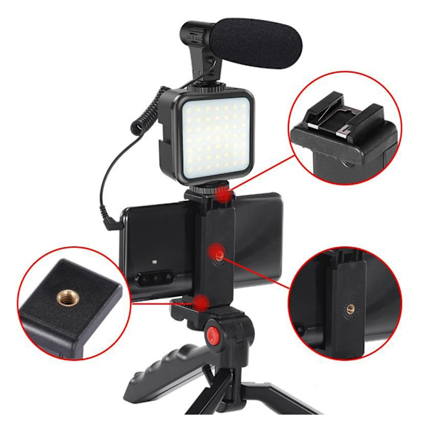 Platinet Vlog Sæt 4i1 PMVG4IN1