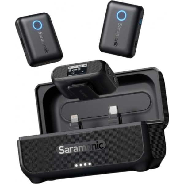 Mikrofoner, Blink 500 B2+ (TX+TX+RX) 2 till 1 - 2,4 GHz trådlöst system, Saramonic