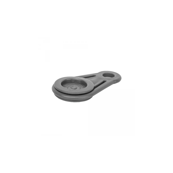 BUNGEE CORD CLIPS -silmukkapidike kahvalla Grey
