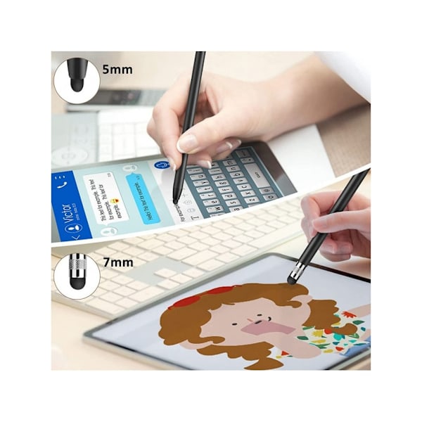 Tech-Protect stylus pen Aluminium Touch Pen, sort