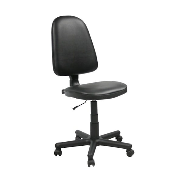 Arbetsstol PRESTIGE svart konstläder