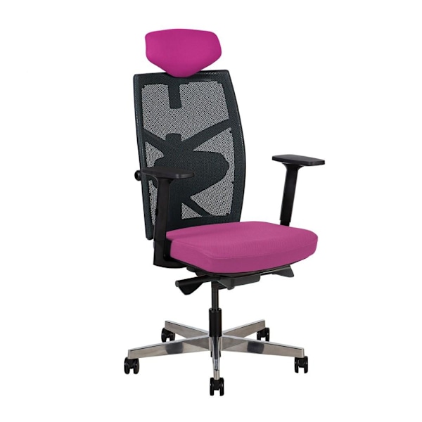 Arbetsstol TUNE rosa/svart