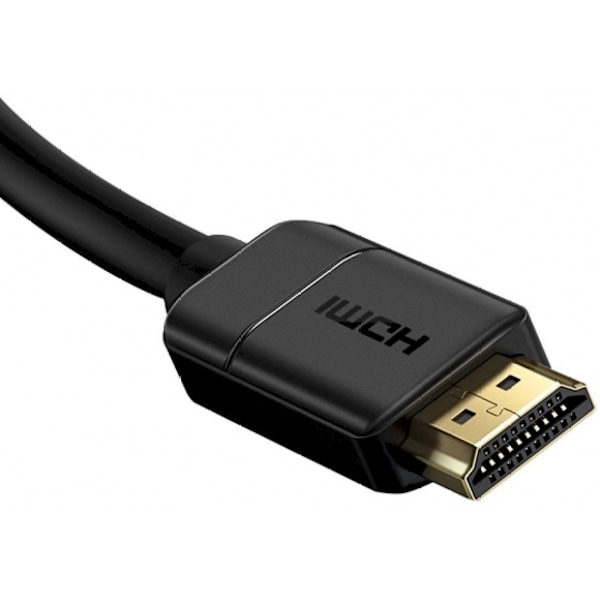 Tilbehør for tilkobling, HDMI 2.0-kabel 4K 30 Hz 3D HDR 18 Gbps 5m Sort, Baseus