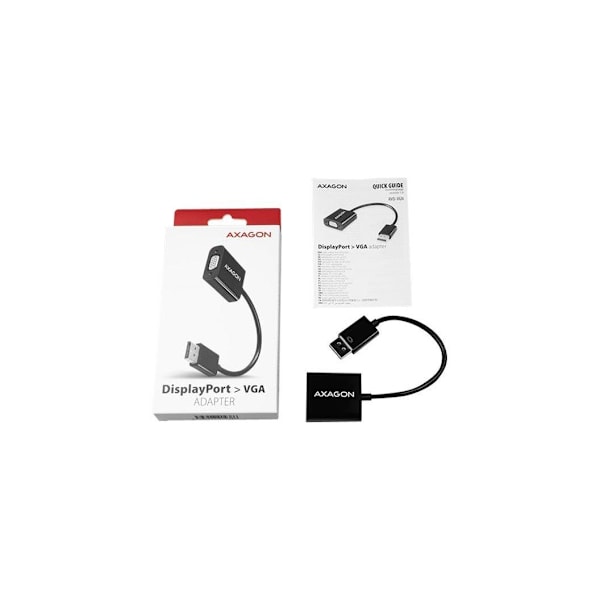 AXAGON, RVD-VGN DisplayPort - VGA Adapter