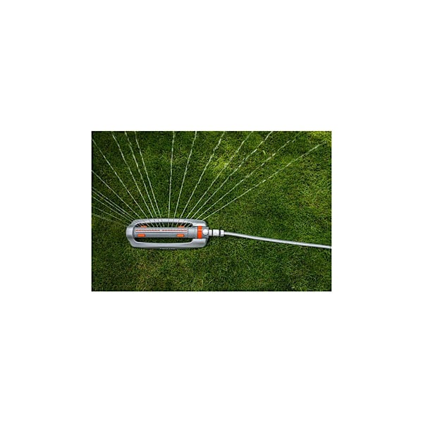 WHITE LINE Oscillerende sprinkler i metall med variabel bredde Grey