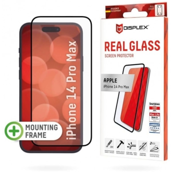 Ægte 3D-skærm Galass iPhone 14 Pro Max, DISPLEX