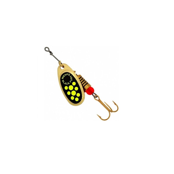 Mepps BLACK FURY-4 8,0g Gold/Yellow Dots