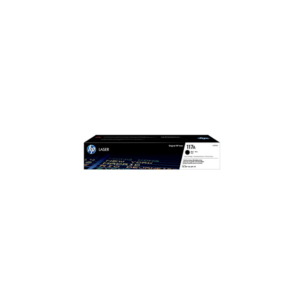 Sort original lasertonerpatron 117A /150/170 1K/W2070A HP