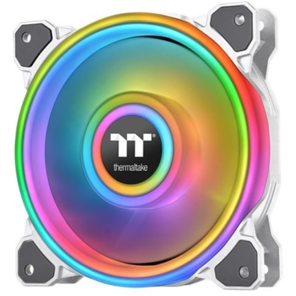 Cooler Riing Quad 14 RGB 140 mm Kotelotuuletin CL-F101-PL14SW-C, Thermaltake Valkoinen