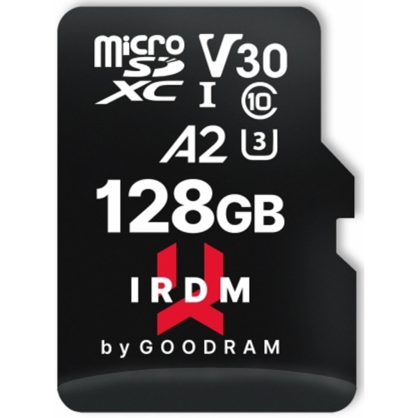 Flashminneskort Micro SDXC 128GB Klass 10 UHS-I IR-M2AA-1280R12, Goodram